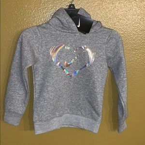 Nike Girls Grey sweater size 4 (XS)